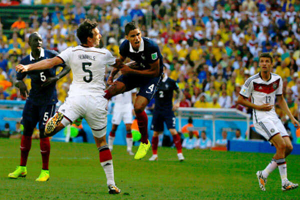 Photo - World Cup 1st Quarterfinal: France vs Germany