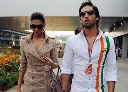Celebrities @ Indian Grand Prix