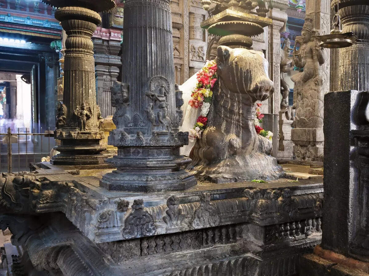 Inside Meenakshi Amman Temple