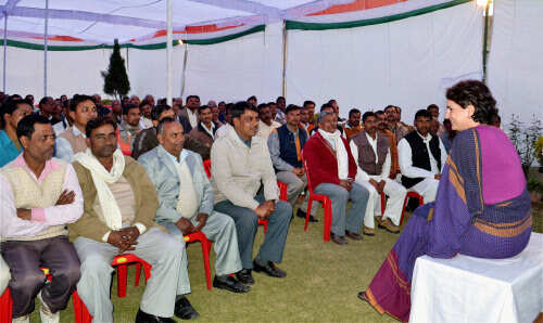 Priyanka on UP poll trail