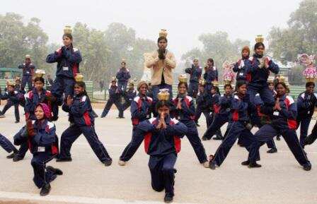 Republic Day parade rehearsal
