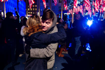 US celebrates Obama's win