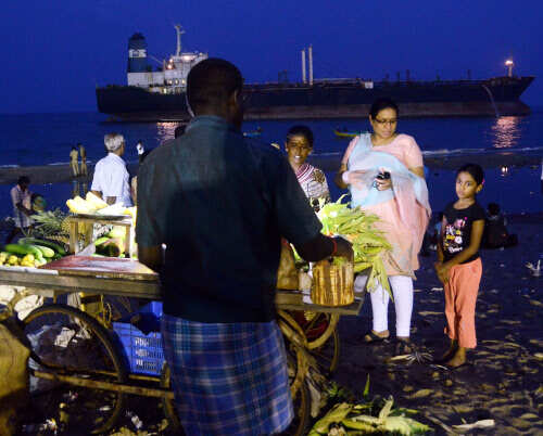 Grounded ship Pratibha Cauvery awaits salvage