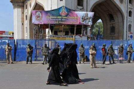 Hyderabad calm after violence