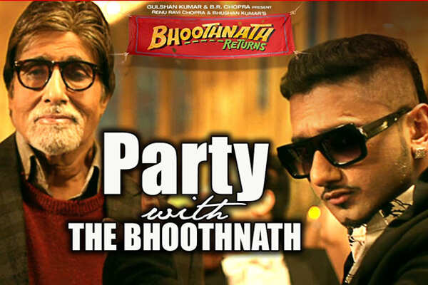 Watch Big B turn rapper with Yo Yo Honey Singh