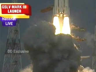 Isro launches GSLV Mk-III carrying unmanned crew module