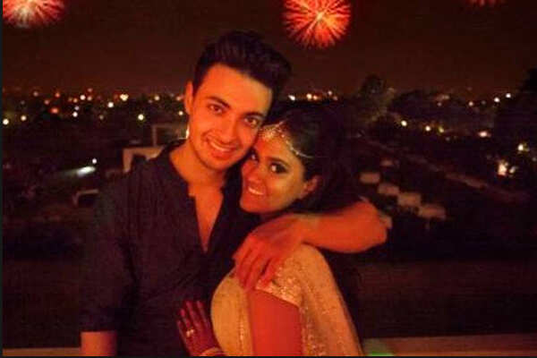 Aayush Sharma and Arpita Khan