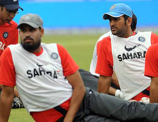 Indian team's practice session