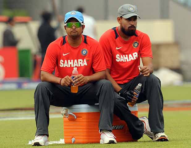 Indian team's practice session