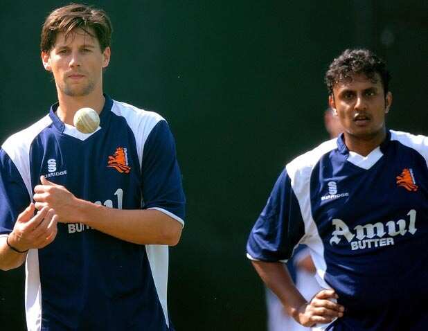 South Africa-Netherlands practice session