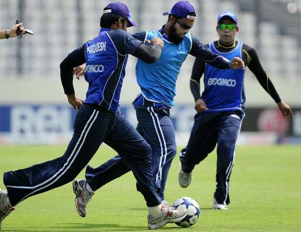 Bangladesh practice session