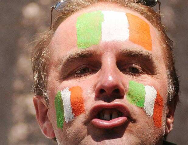 Flags and faces at World Cup