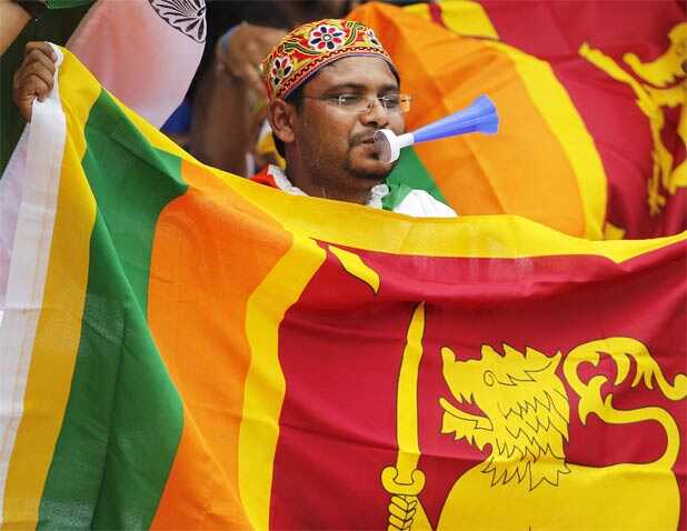 Colourful fans in Colombo