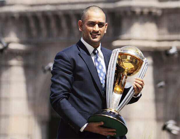 Captain cool Dhoni goes bald