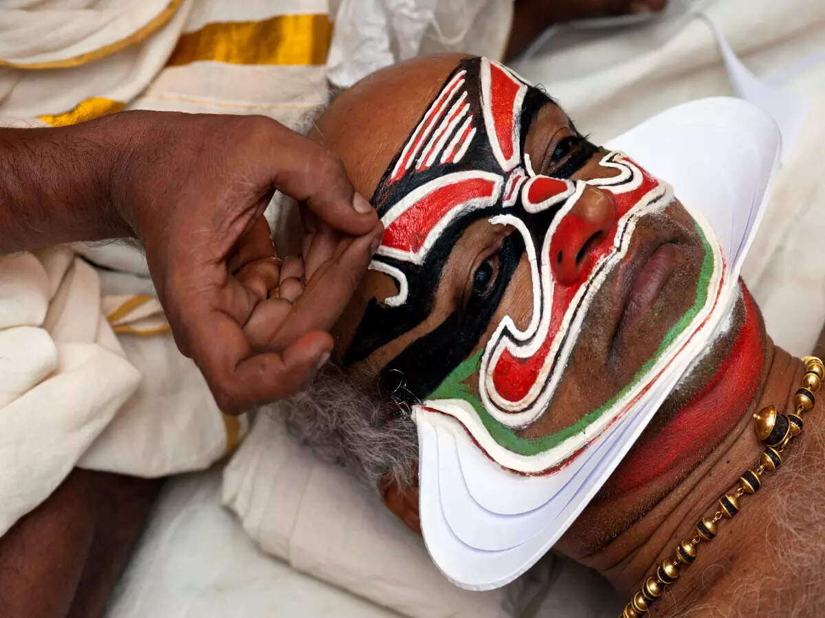 Kathakali face paint Kathakali face paint