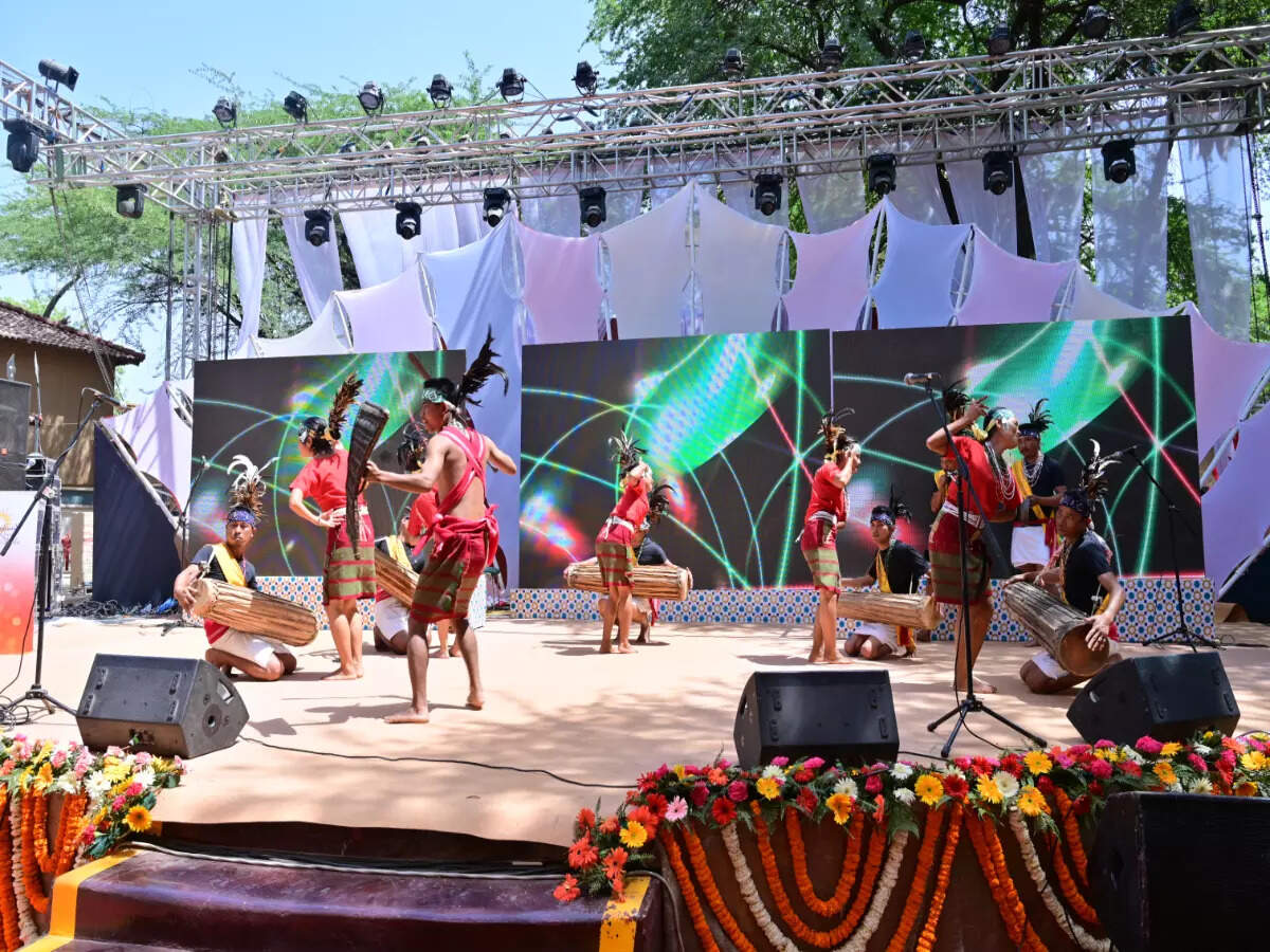 Cultural performance at the Surajkund mela