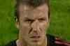 Beckham makes AC Milan debut