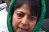 PDP protests against prepaid mobile ban in J&K