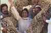 In Tamil: Maya's garland worth 22.65 cr, estimates Congress
