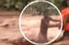 Dramatic flood rescue caught on camera