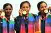 Indian women archers win gold in recurve team event