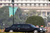 Obama reaches Parliament