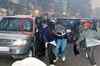 Rahul Gandhi's car stopped by SP supporters