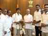 TVK Chief Vijay Meets Tamil Nadu Governor Congress Backs Vijay's CM Bid | Watch
