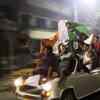 Fans celebrate Team India's win