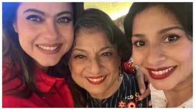 Kajol wishes her 'goddess' mother Tanuja on her 81st birthday; Says, 'Love you to the moon and back'