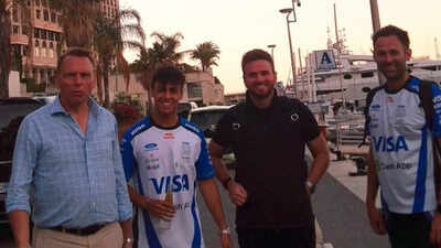 Oliver Rowland cheers for Arvid Lindblad at Monaco Grand Prix days after Formula E victory