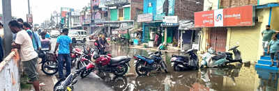 Digapahandi protest over waterlogging issue